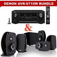 Denon AVR-S710W 7.2 Channel Full 4K Ultra HD A/V Receiver (Bluetooth &amp; Wi-Fi) NOW WITH Paradigm Cinema 100 CT...