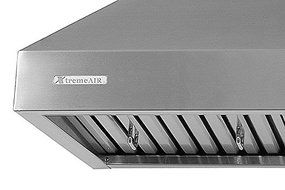XtremeAir PX03-W36 Wall Mount Range Hood with 900 CFM Baffle Filters with Grease Drain Tunnel, 36" N5