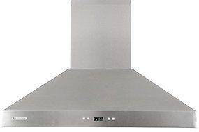 XtremeAir PX03-W36 Wall Mount Range Hood with 900 CFM Baffle Filters with Grease Drain Tunnel, 36" N6