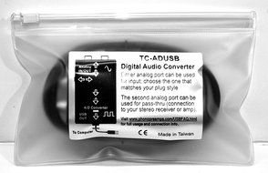 TCC TC-750LC SILVER Professional Moving Magnet Preamp, Premium High Output Adaptor and TC-ADUSB Digital Recording...