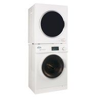 Majestic Stackable Compact Super Washer MJ824W and Compact Short Dryer MJ850D Set N5