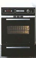 Summit TEM721DK 24" Single Electric Wall Oven with Storage Drawer Oven Window Clock with Timer Oven Light and...