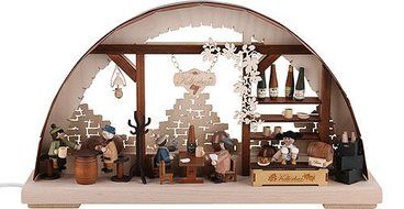 3D-Double-Arch wine cellar - 43x30x7cm / 17x12x3inch - RATAGS N2