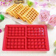 Waffle Makers for Kids Silicone Cake Mould Waffle Mould Silicone Bakeware Set Nonstick Silicone Baking Mold Set