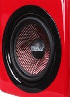 Earthquake Sound IQ52S iPod Docking Speaker System (Silver Piano Gloss, Pair) N5