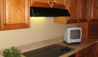 Faber Integrated Collection Agio AGIO24BK 24&quot; Tilt-Out Under-Cabinet Hood With 230 CFM Internal Blower 3 Speed... N7