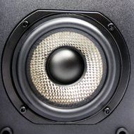 LONPOO Professional Basic Bookshelf Speaker 2-Way 75W2 Classic Wooden Loudspeaker with 4-Inch Carbon Fiber Woofer... N3