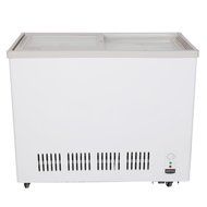 226L Double-Temperature Glass Display Showcase Ice Cream Freezing Chest Deep Freezer Beer Beverages Merchandise... N5
