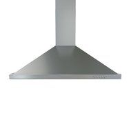 Brisas Series BVE-E30AS290 30" Chimney Style Wall Mount Range Hood With 290 CFM Internal Blower 6" N4