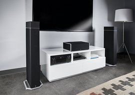Definitive Technology BP9020 High-Performance Tower Speaker with Integrated 8&rdquo; Powered Subwoofer - (single speaker) N6