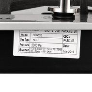 Windmax 34" Silver Stainless Steel 6 Burners Built-In Stove LPG/NG Fixed Cooktop Cooker N4