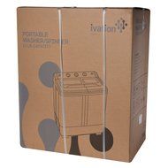 Ivation Small Compact Portable Washing Machine &ndash; Twin Tub Washer &amp; Spin with 12.12 Lb. Wash Capacity &amp; 7.7 Lb.... N7