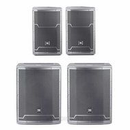 JBL PRX 712 Powered Speakers (Pair) with PRX718XLF Subwoofers (Pair) Bundle