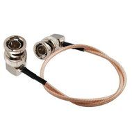 Eonvic 75 Ohm BNC Male Right Angle RG179 Coax Cable For BMCC BMPC Hyperdeck Cameras - 12"(30cm) N2