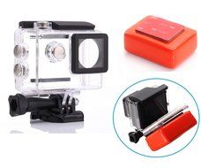 VVHOOY Waterproof Case with Float Sponge for Vikeepro 2.0 inch 4k /AKASO EK5000 EK7000 4K Sport Action Camera N2