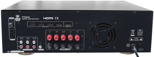 Pyle Stereo Receiver and iPod Dock Package - PT590AU 5.1 Channel 350 Watts Built-In AM/FM Radio/USB/SD Card HDMI... N3