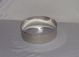 6 1/4&quot; Cake Ring Stainless Steel 1 3/4&quot; tall