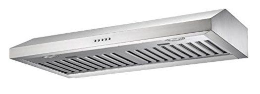 30 Inch Under Cabinet Range Hood Stainless Steel Baffle Filter 280 CFM PLJW 180 N2