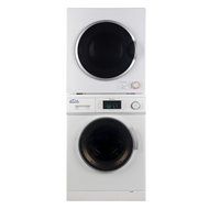 Majestic Stackable Compact Super Washer MJ824W and Compact Short Dryer MJ850D Set N7