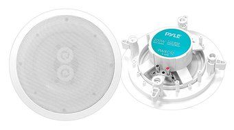 Pyle Home PWRC52 5.25-Inch Weather Proof 2-Way In-Ceiling / In-Wall Stereo Speaker (Single Speaker) N7