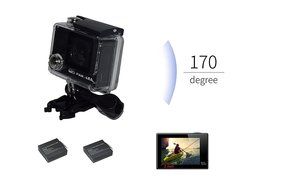 Panoera Z20 2.0inch Dual Screen WIFI 4K Waterproof Sports Action Camera with Li-ion Rechargeable and FREE Waterproof... N7