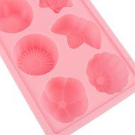 YiZYiF Flower Leaf Heart Silicone Cake Molds Decoration Baking Mould N2