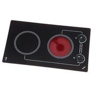 Kenyon Caribbean Series Two Burners, 120V UL, Black With Analog Control - 6.5 Inch