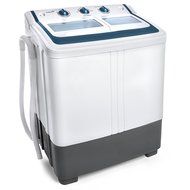 Ivation Small Compact Portable Washing Machine &ndash; Twin Tub Washer &amp; Spin with 12.12 Lb. Wash Capacity &amp; 7.7 Lb.... N8
