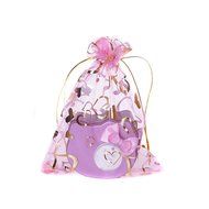 Yansanido 13x18cm /5x7 Inches 100pcs Beautiful Transparent 10 Color Organza Drawstring Pouches candy Jewelry Party... N3