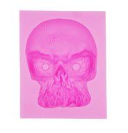 Yunko 3D Skull Shape Silicone Party Fondant Cup Cake Decorating Tools Chocolate Candy Sugar Mold