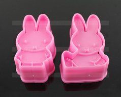 1 Set Cute Rubbit Miffy Design Baking Cookie Fondant Cake SugarCraft Biscuit Chocolate Clays DIY Modelling Paste... N3