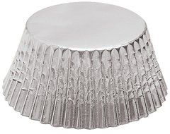 Fox Run Mini Silver Foil Baking Cups, 48-Count