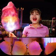 8 Function LED Cotton Candy Glo Cones 50 Count (30, White) N2