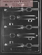 SUBMARINE Lolly Kids Chocolate candy mold with molding Instructions - Set of 2