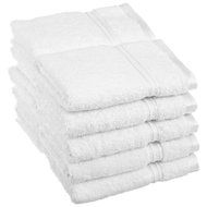 Egyptian Cotton 600 GSM Towel Collection - 10 Piece Face Towel Set - White