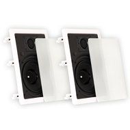 Theater Solutions TSS6W 6.5-Inch In Wall Speakers (White)