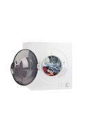 Majestic 13 lb.Compact Short Dryer in White with Silver Trim MJ850D coming with Wrinkle guard and Venting option. N4