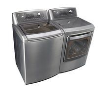 LG H/E Ultra Large Capacity H/E Top Load Laundry Pair *In Granite Steel Finish* with WaveForce Technology WT5170HV... N4