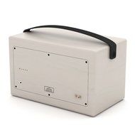 Vintage Milk White Portable Audio Boombox, From 10 to 30 Hours Without Charging N4