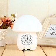 SNEED-Mushroom Lamp Light Mini Speaker Bluetooth speaker pat adjust brightness