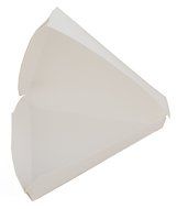 Southern Champion Tray Paperboard Pizza Slice Clamshell Food Container (Case of 400) N4