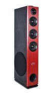 VM Audio EXAT32 Cherry/Black Floorstanding Powered Bluetooth Tower Speakers Pair N5