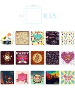 Yunko 300pcs Clear Little Daisies Cookie Candy Soap Packaging Self-adhesive Plastic Bags for Biscuits Package(... N8