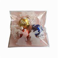 Yunko 300pcs Clear Little Daisies Cookie Candy Soap Packaging Self-adhesive Plastic Bags for Biscuits Package(... N10