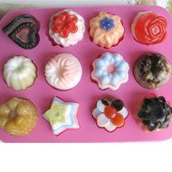 Chawoorim Flowers Silicone CandyMaking Molds - Cake Bread Chocolate Jelly Candy Baking Mould Craft Mold N4