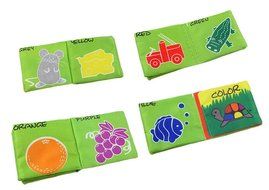 Picture Cognize Book，BeautyVan Intelligence Development New Soft Cloth Baby Learn Picture Cognize Book (D) N3
