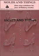 Molds and Things HIGH HEEL SHOE LOLLY Chocolate candy mold
