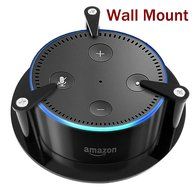 FitSand (TM) Speaker Stand Guard Holder Wall Mount for Echo Dot - Enhanced Strength and Stability (Black) N7