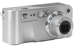 HP Photosmart M517 5.2MP Digital Camera with 3x Optical Zoom (OLD MODEL) N6