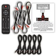 Theater Solutions TS521 Home Theater 5.1 Speaker System Powered and 5 Extension Cables N2